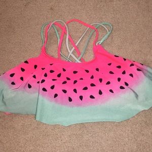 Watermelon bathing suit top